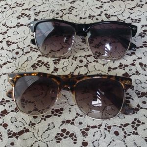 2 pair of sunglasses